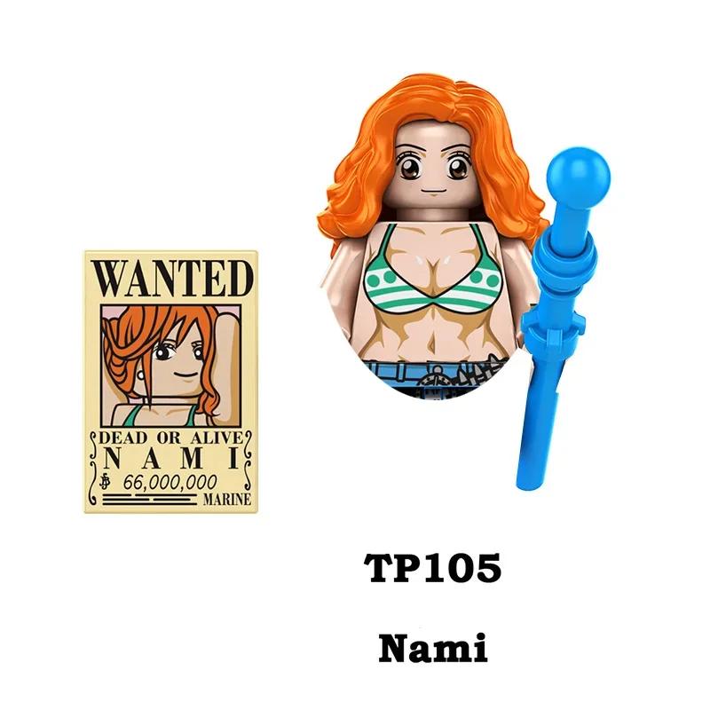 Siste versjon Byggeklosser Japan Anime Klosser Dukker Mini Action Leketøysfigurer Monteringsklosser Barnegaver