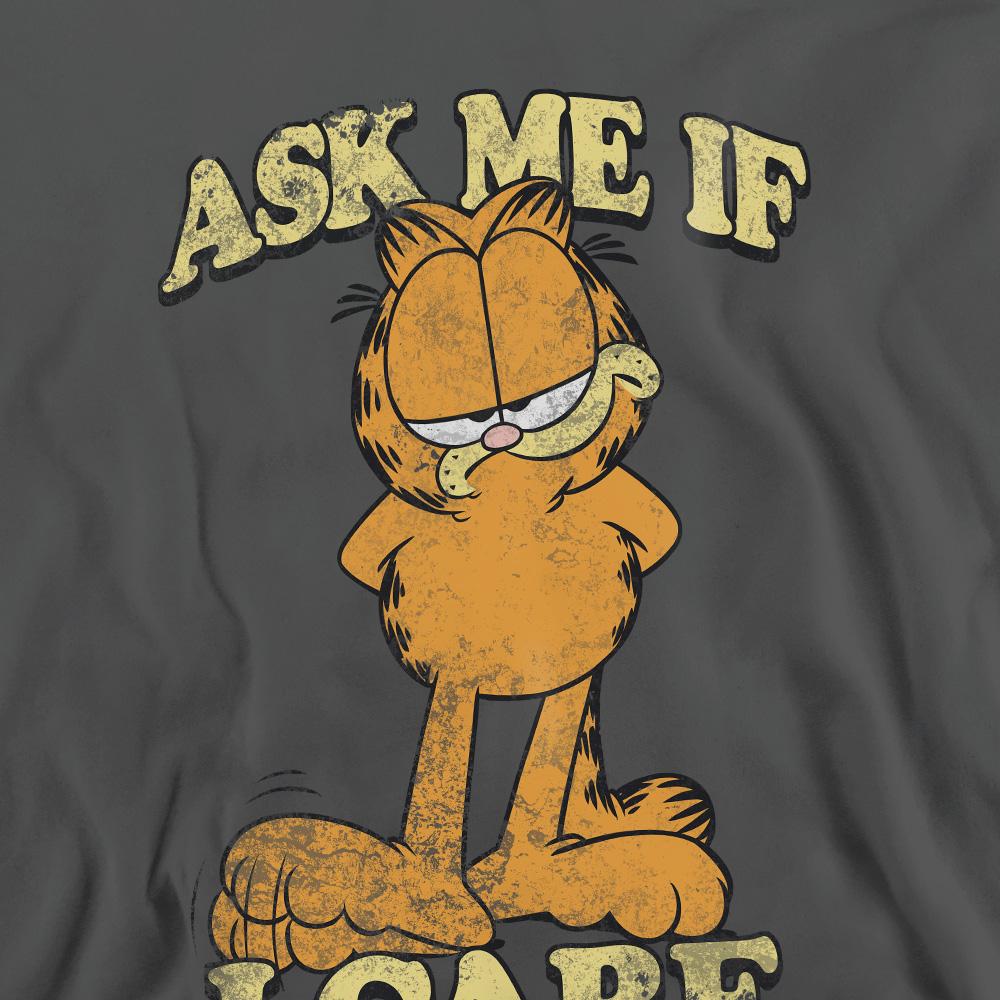 Garfield Unisex Adult Ask Me Sweatshirt