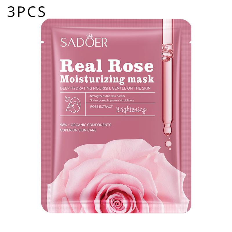 Sadoer Rose Hydrating & Brightening Mask Moisturising & Hydrating Mask Patch