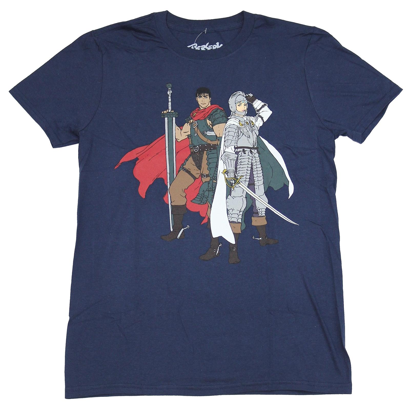 Berserk Movie Mens T-shirt Guts Griffith Standing Battle Ready XXL