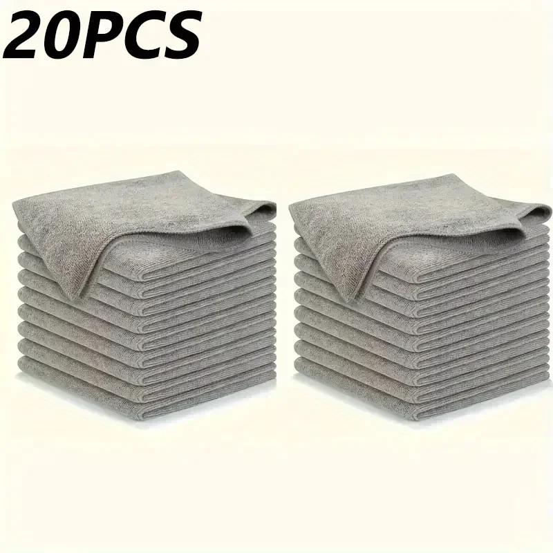 1/50pcs Thicken Microfiber Cleaning Cloths Lint Free Cleaning Towel Cloths Reusable Cleaning Towels Absorbent for Car Window