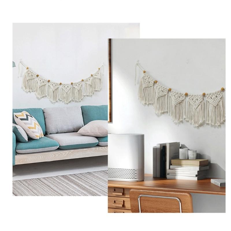 Handwovens Macrames Tapestry Wall Hanging Tapestry For Bedroom Ambiances Hanging Pendants Decoration Present for Family