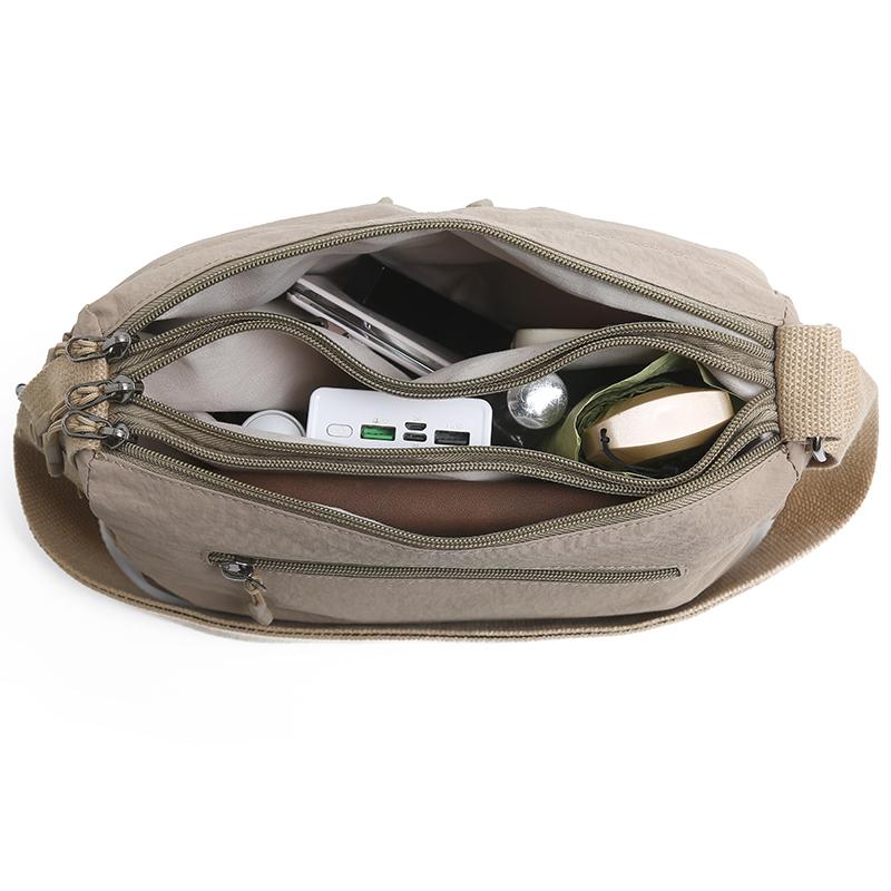 Shoulder Bag Large Capacity Lightweight Waterproof Crossbody Bag