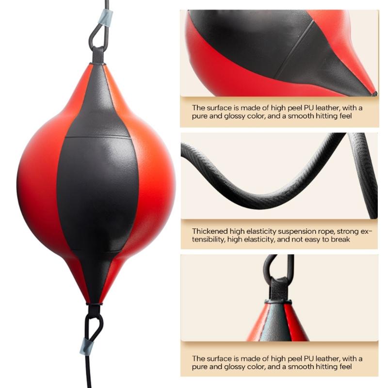 Heavy Hanging Swivel Workout Speedball Speed Balls Boxing Sports Round Punch Bag