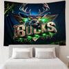 Bucks Team Logo Quick-Dry Tapestry Hanging for Bedroom,Livingroom, Playroom,Decor Art Room Wall Tapestry Holiday and Birthday Gifts