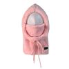 New European and American windproof design winter women's plush hooded mask hat cold cycling autumn and winter