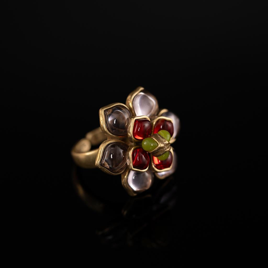 Medieval Copper Alloy Ring, Retro Court Style, High Sense Female Designer Temperament, New Ring