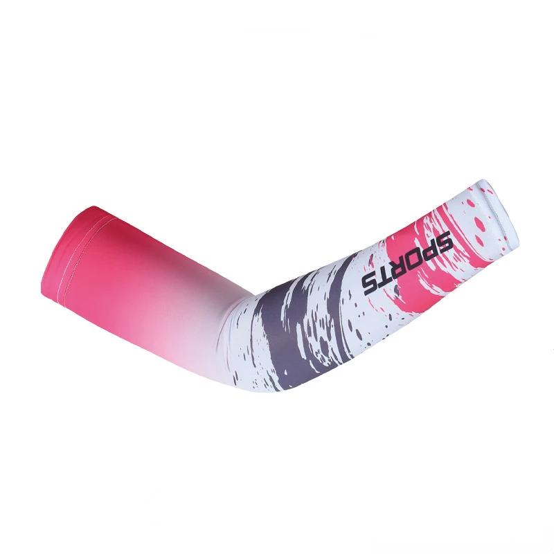 New Ice Silk Sleeve Sunscreen Cuff UV Sun Protection Arm Sleeves  Anti-Slip Men Women Long Gloves Outdoor Cool Sport Cycling