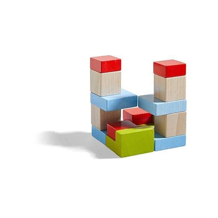 Jeu D'assemblage En 3D HABA Fois Quatre - 4 Couleurs 4 Formes 3 Dimensions