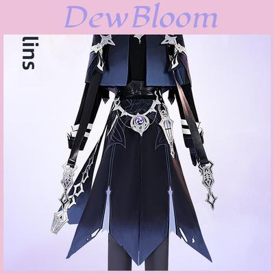 Σετ Κοστουμιού Cosplay Genshin Impact Flins Με Αξεσουάρ Για Anime Role Play