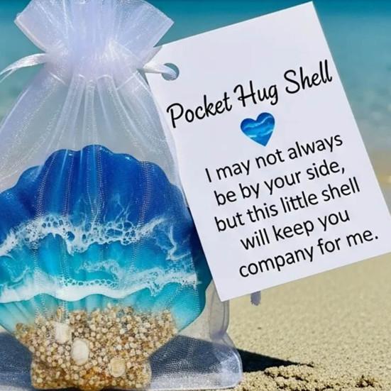 Yousheng Pocket Hug Animal with Positive Card Emotional Support Resin Animal Token Mini Dog Turtle Octopus Clover Angel Statue Inspirational Gift