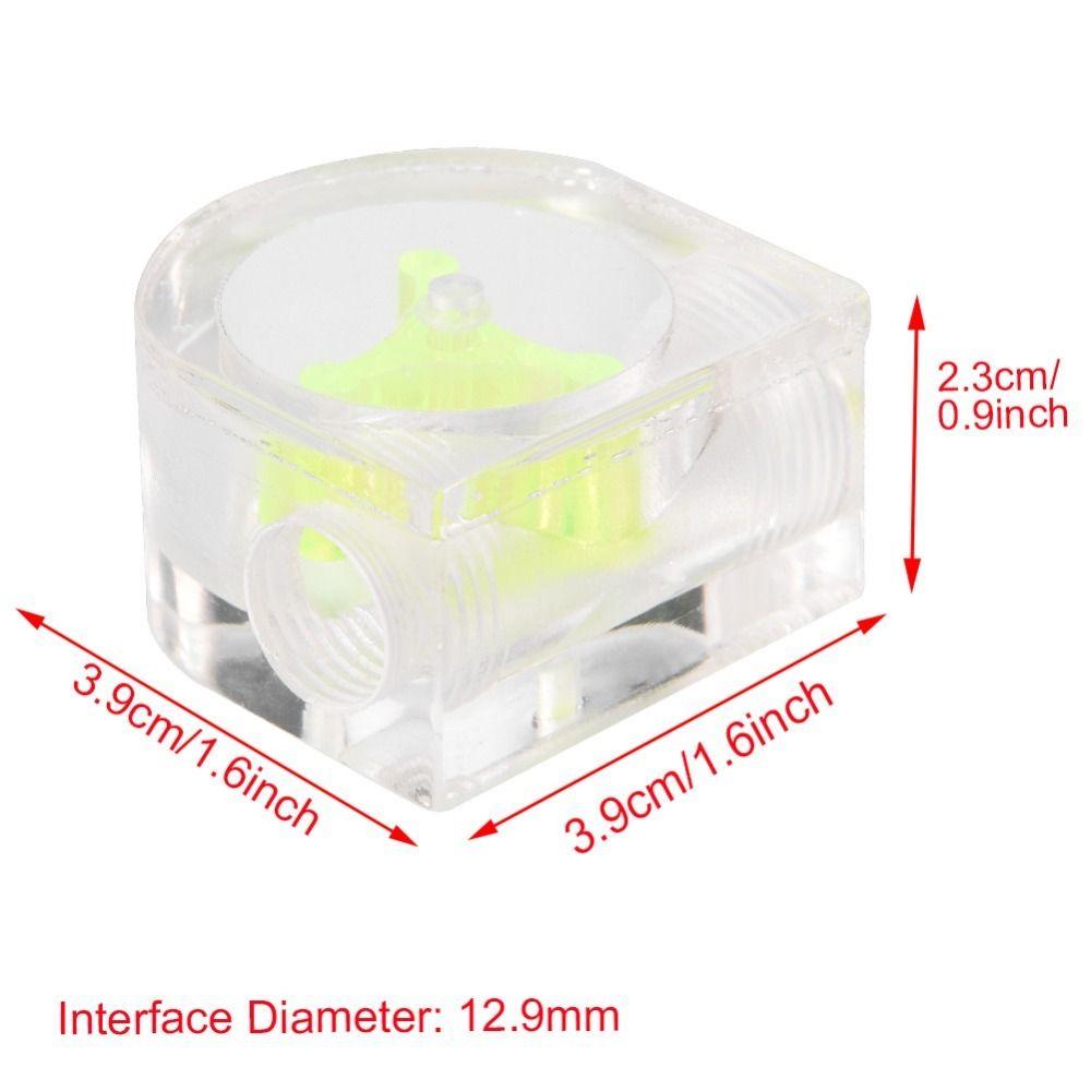 G1/4 Thread Flow Meter Indicator Green Water Flow Meter PC Water Cooling System  PC Water Cooling