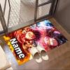 Custom Name Personalized Demon Slayer Print Carpet, Versatile Home Decor Rug, for Playroom, Apartment, Balcony, Entryway, Hallway Gift
