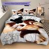 Gizmo'S Whimsical Adventure Print 3Pcs Bedding Setduvet Cover With 2 Bedropillowcase Home Birthday Gift