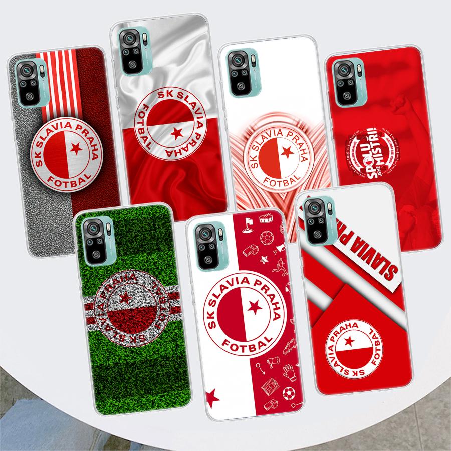 

Чехол для телефона Sk Slavia Praha Czech Republic для Xiaomi Redmi Note 10 Pro Max 10S 9 9S 9T 8 8T 11T 11S 11 5G 11E 7 6 5 4X Coque Cov