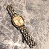 SEIKO Dress Working/New Battery Ladies' Watch, Gold, Square, Two-Tone Color