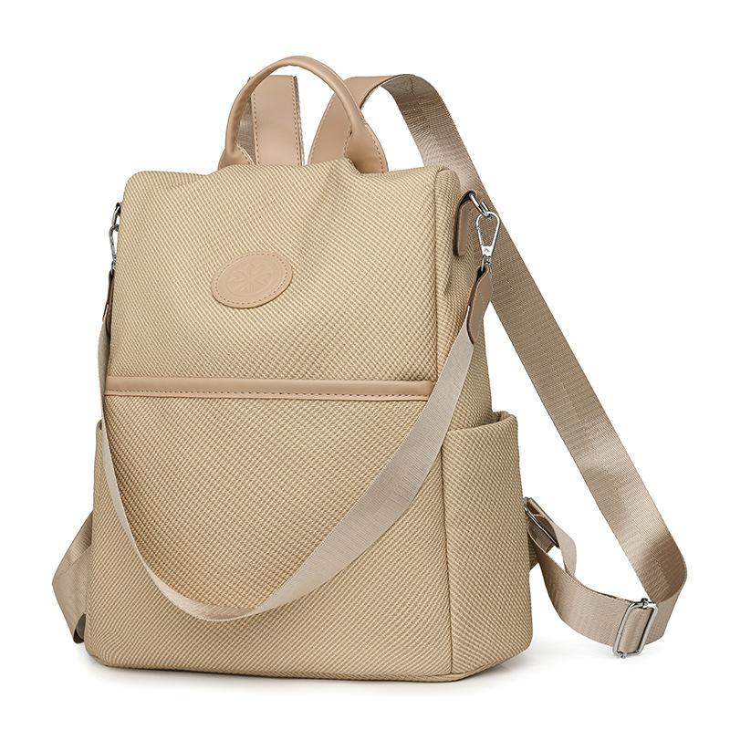 

Dual Shoulder Bag, Fashionable Anti-theft Travel Backpack, Casual and Simple Student Schoolbag, Backpack бежевий