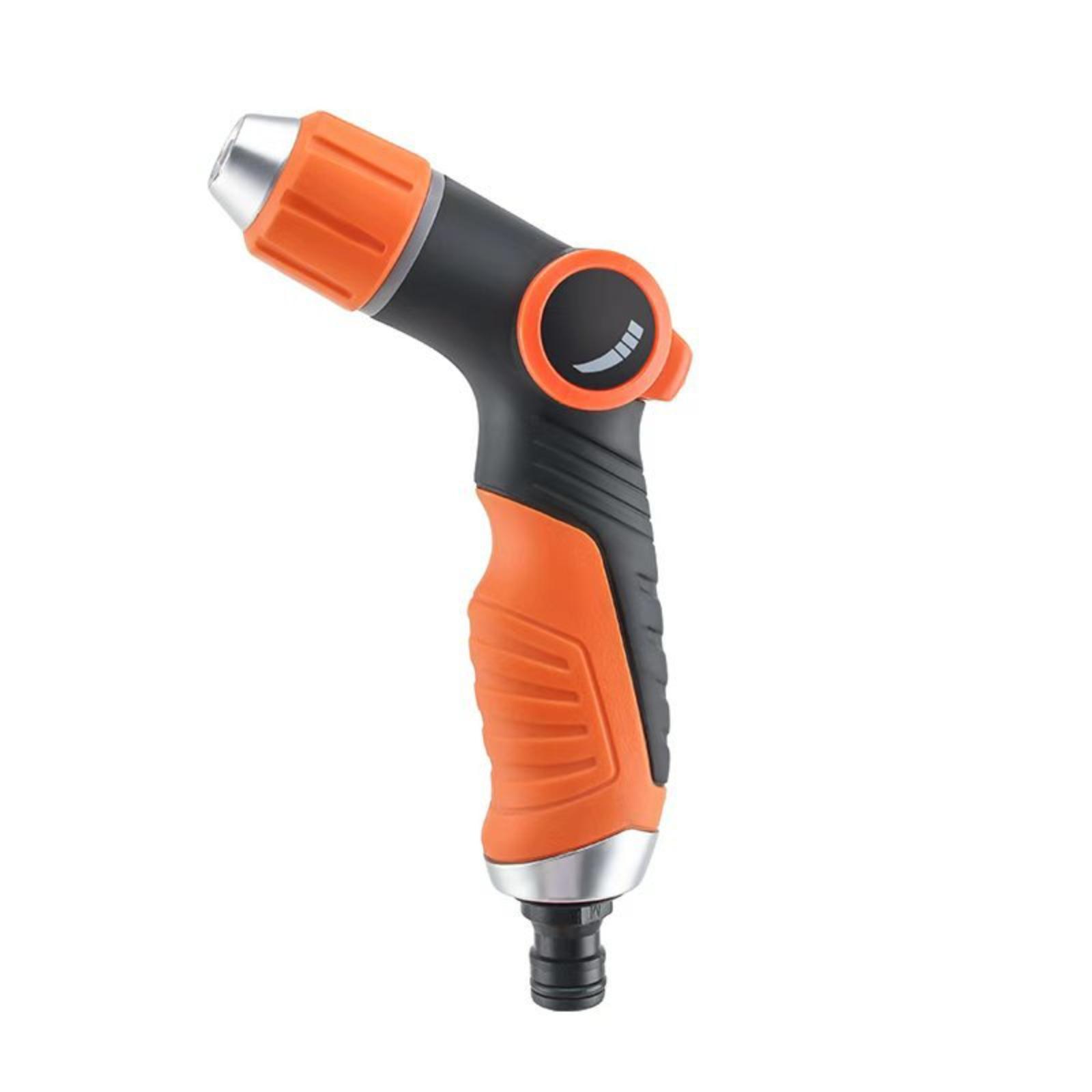 

High Pressure Household Water Spray Nozzle Adjustable Garden Hose Watering Gun for Car Washing Cleaning Windows and Outdoor Surfaces One Size помаранчевий