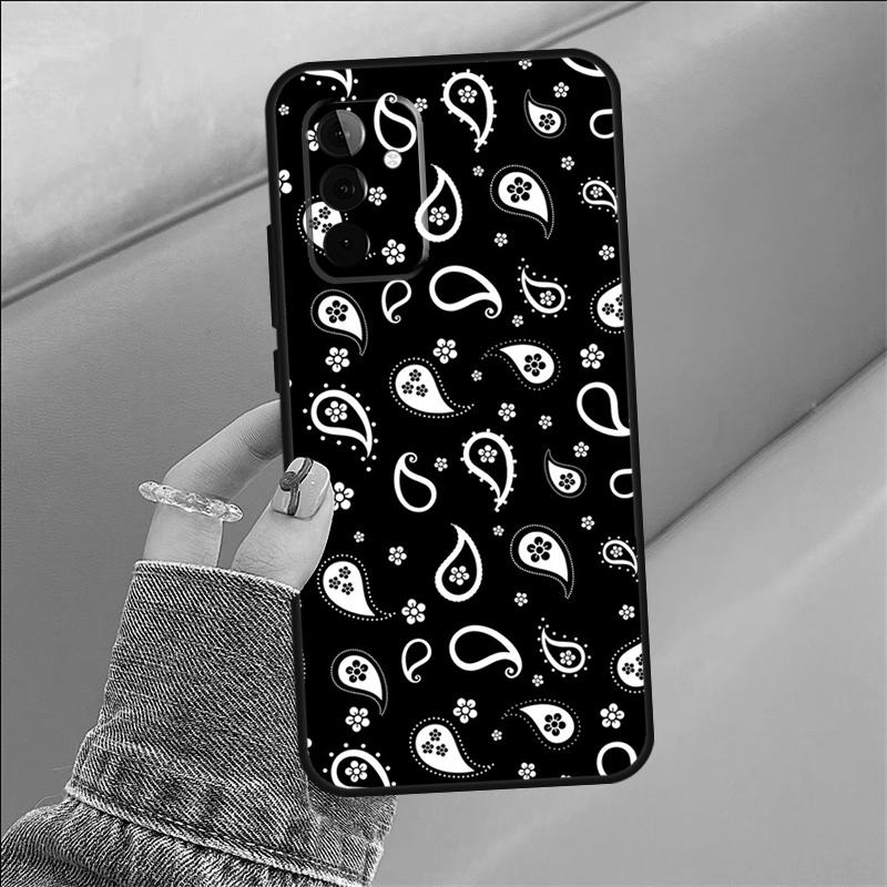 Paisley Bandana Case For Samsung Galaxy A22 A05 A53 A33 A06 A26 A16 A56 A36 A05 A32 A52 A54 A34 A14 A55 A15 A35