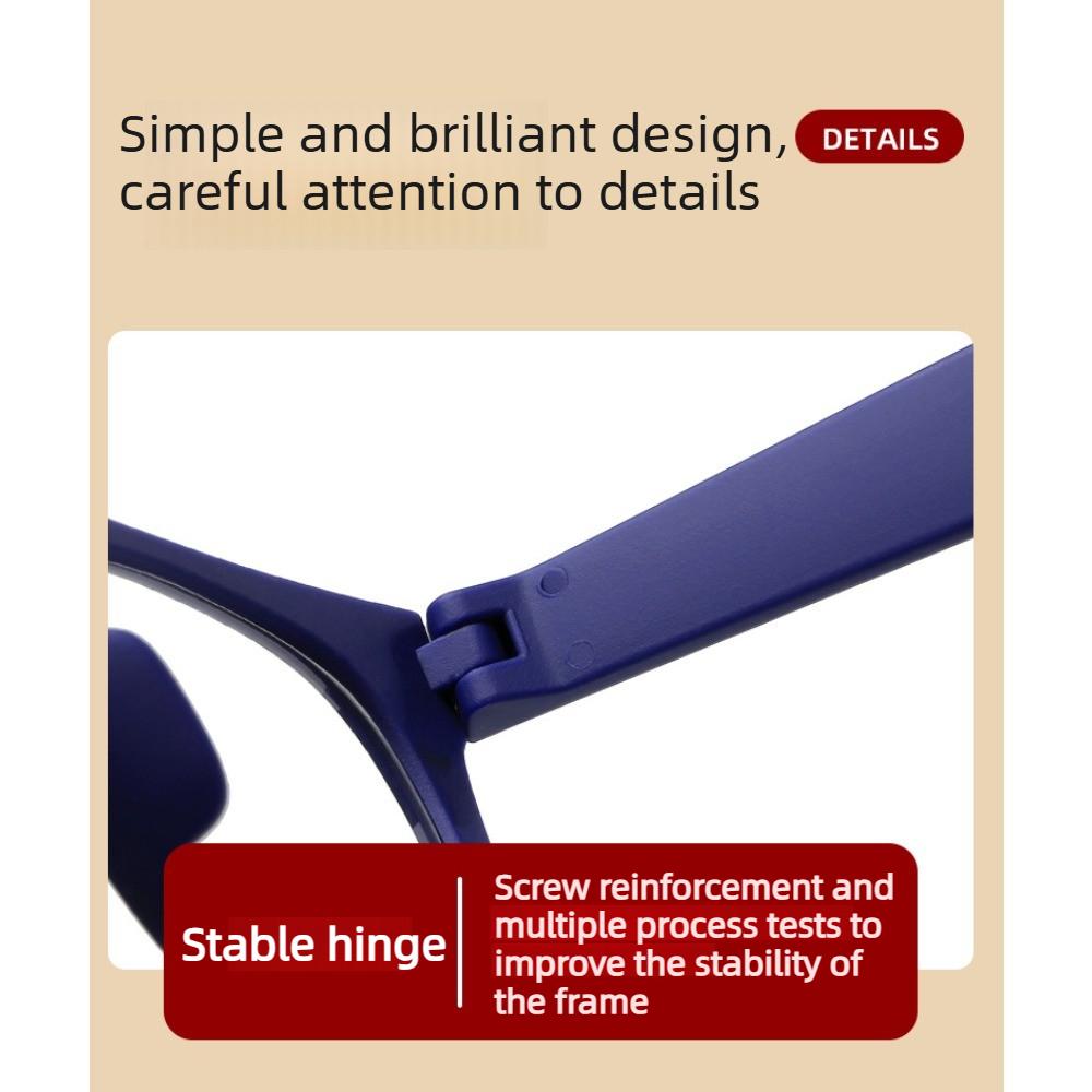 New Rivet-Style UV-Protective Presbyopia Glasses Unisex Fashion Square-Frame Outdoor UV400 Sun Reading Glasses Diopter 0 To +4.0