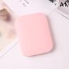 Cute Macaron Candy Color Portable Mini Handheld Folding Makeup Mirror With Comb Durable Gift Student Beauty Tools