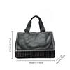 Women'S Splicing Tote Bag Large Capacity Flip Diagonal Span Handbag