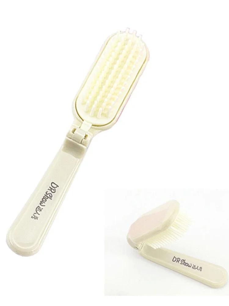 

Многоцветная мини-складная портативная массажная расческа свежего дизайна – для студентов и дам, портативная расческа для улицы