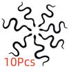 5-20Pcs Black Simulation Scare Soft Glue Snake for Halloween Ghost Day April Fools Day Horror Party Party Gift Decoration