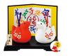 Shoho 2025 Zodiac Year of the Snake Lucky Bell and Lucky (Red White) (Includes Sticker)