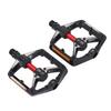 2Pcs Cycle Pedal Aluminum Alloy Dual Bearing Non Slip Reflective Pedal Replacement