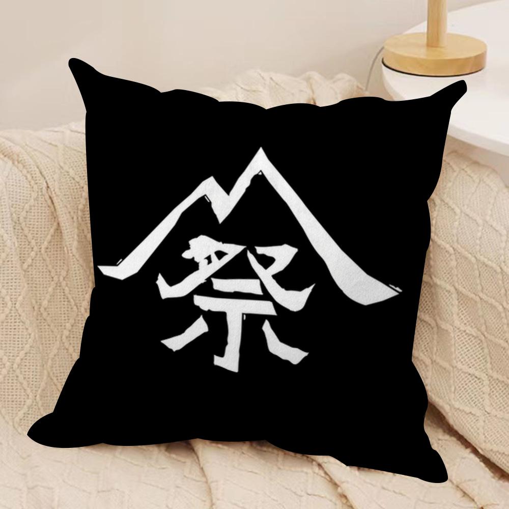 Outdoor SSnows Peak Cushion Cover Soft Plush Fabric DoubleSided Printed Sofa Cushion Cover for All Seasons Home Decor Gift