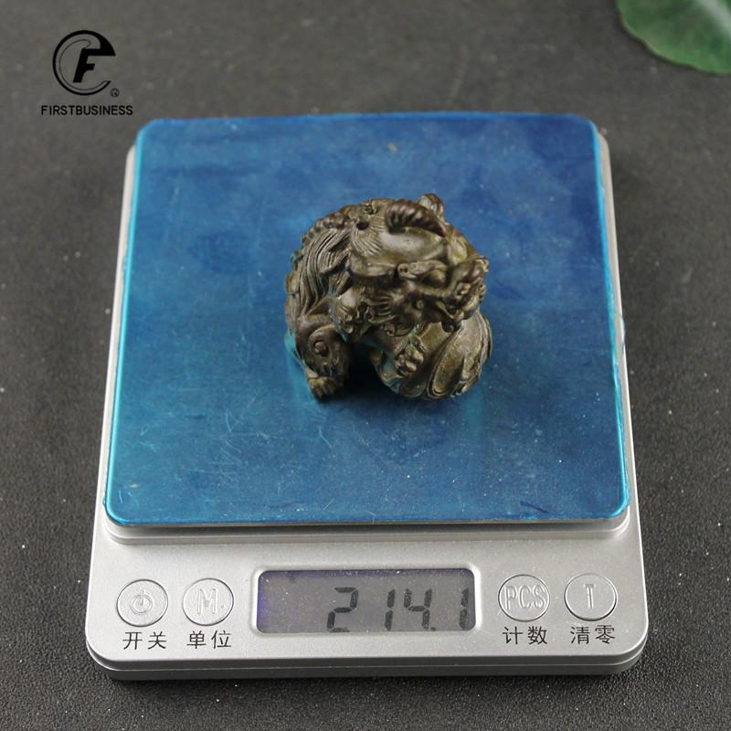 Pure Copper Pixiu Ornament Lucky Feng Shui Decorations Crafts Bronze Animal Miniature Figurine Home Office Decor Accessories
