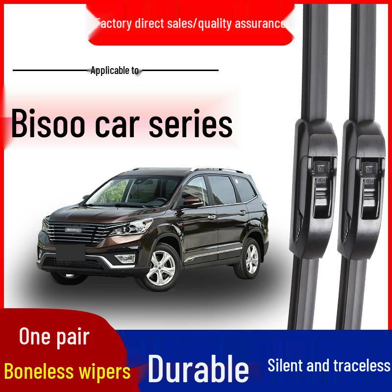 Bisu T5/T3/M3 2017-18 Silent Front & Rear Wiper Strips