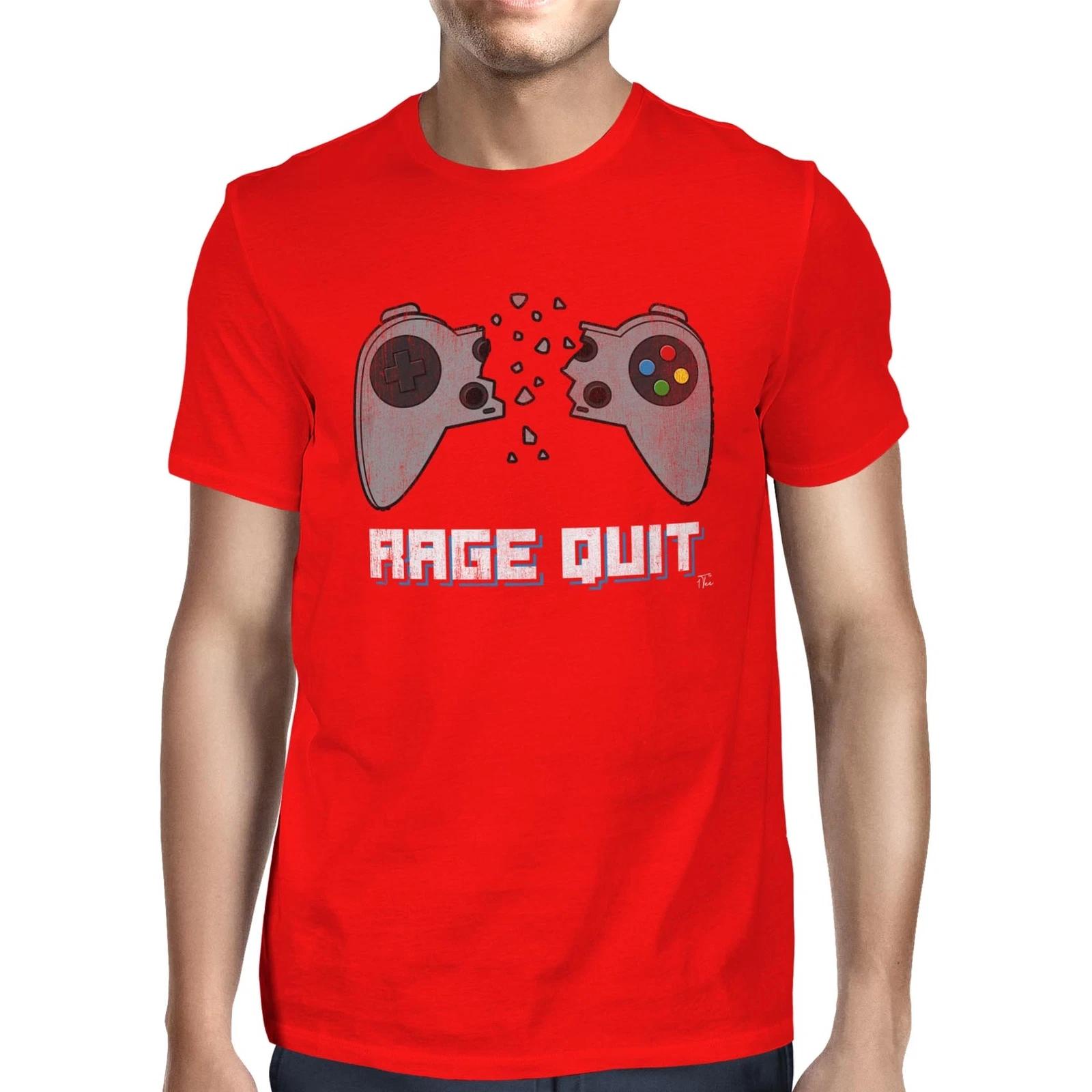 1Tee Mens Rage Quit Gaming Control T-Shirt XXXL