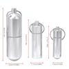 3 Pcs Compact Aluminum Alloy Pill Can Portable Lightweight Medicine Holder Sealing Waterproof Aluminum Alloy Pill Box Pocket
