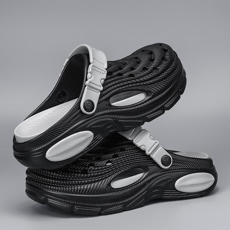 Fashion Clogs Men Sandals Lightweight Breathable Slip-On Sandals Non-Slip Water Shoes for Summer Beach Sandals