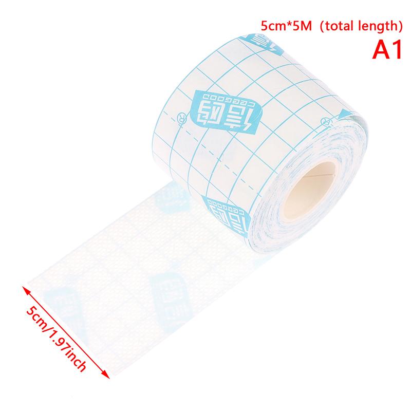 

5 м/рулон водонепроницаемая повязка самоклеящаяся фиксирующая лента повязка полезная дышащая нетканая рана первая помощь рана