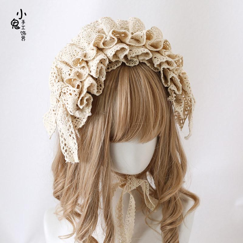 Lo Girl Sweet Girl Hair Accessories Lace Headgear Hair Bands for Girls Lolita French Elegant Headband