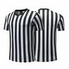 2026 Herren Fußball T-Shirts Schwarze Fußballuniform Atmungsaktive Fußballschiedsrichterhemden Training Damen Shirt Uniformen