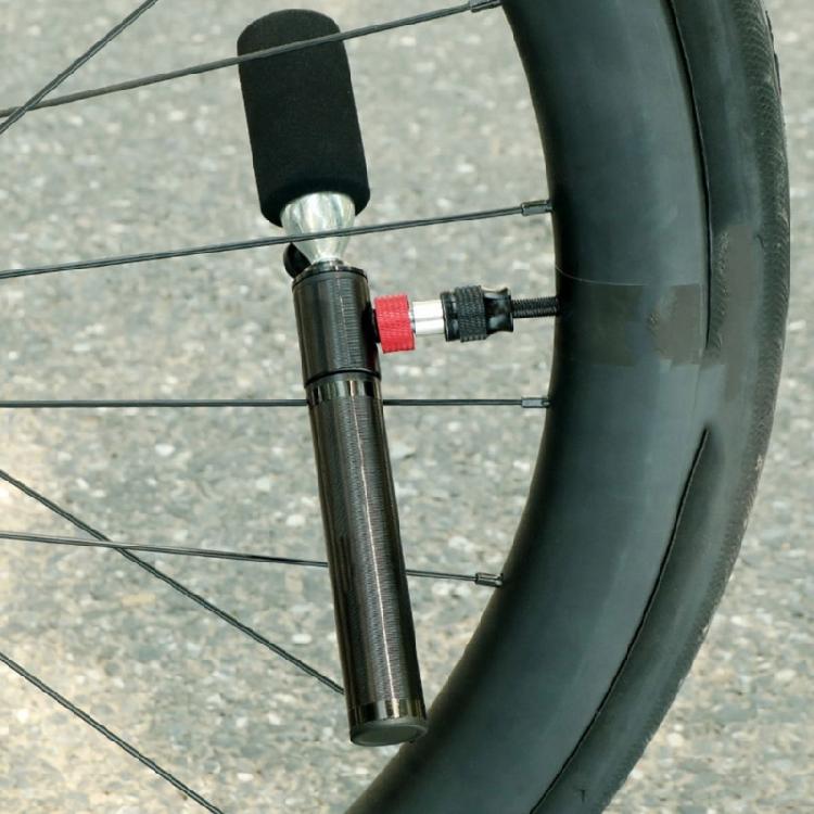 Aluminum Alloys Bike Tire Inflation Tool CO2 Small Cycling Tire Pump Fast Inflator Portable Cycle Tire Pump Easy To Use