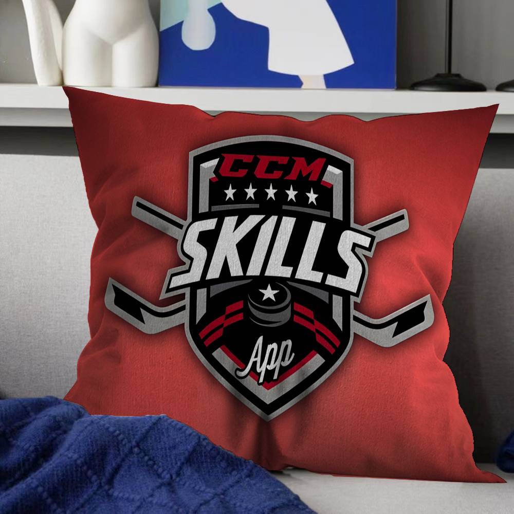 C-CM Hockey Doormats Home Personalized Pillow Dust Cover Bedroom Kids Party Decoration Pillowcase Birthday Children Gift
