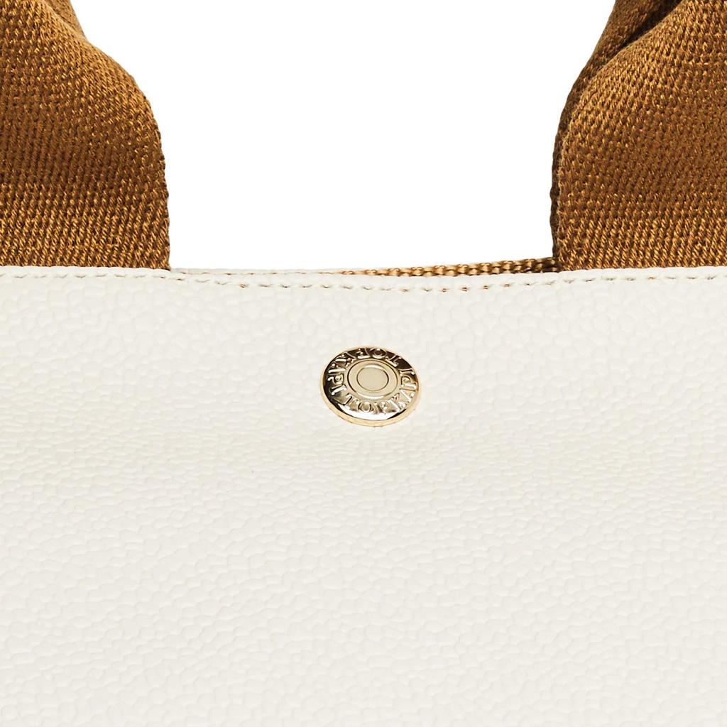 Scotch Grain Neo Leather Tote Bag Plain BREATH Cream [Topkapi] Women's