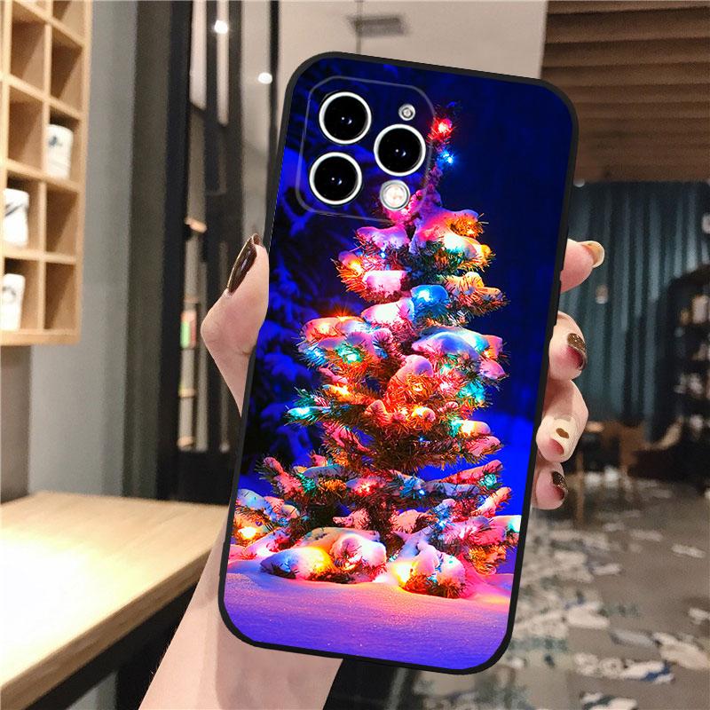 Christmas Tree Phone Case For iphone 17 Pro Max Air 16 15 14 13 Pro Max 15 16 Pro 15Plus