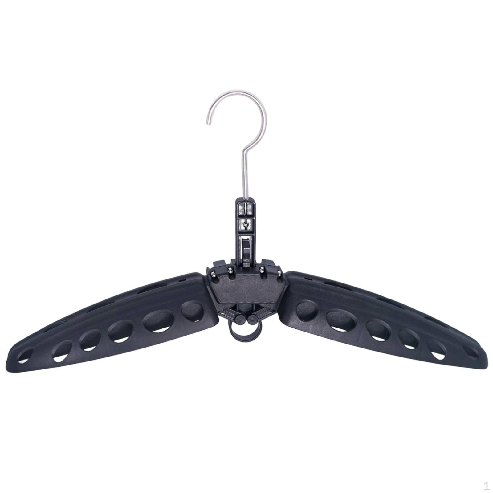 BCD Hanger Quick Dehydrating Scuba Suit Multifunctional Wide Shoulder Dryer Water Sports чёрный