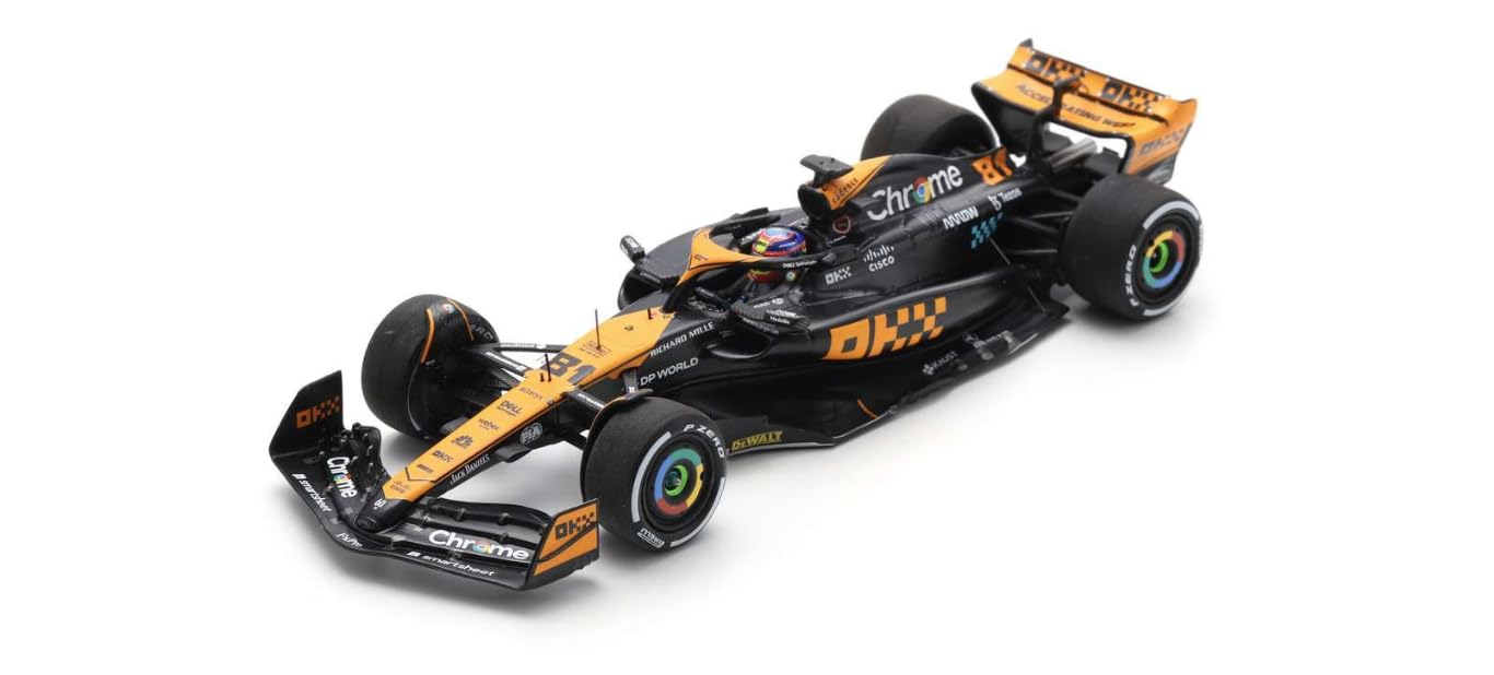 

Spark Команда McLaren F1 MCL60 2023 Гран-при Японии F1 3-е место Пиастри Готовая модель 1/43 #81 О.