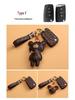 Volkswagen Car Key Cover for Sagitar, Bora, Lavida, T-Roc, Tiguan L, Golf 8, Tayron, POLO with Women's Bag Buckle