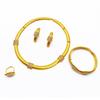 2026 Dubai Naher Osten Schmuck Halskette Armband Ohrringe Ring Schmuckset Legierungsschmuck Vierteiliges Set