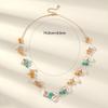 Fashion Cute Shell Crystal Pendant Necklace For Women