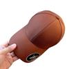 Peaked Cap Men's Large Brim Spring and Autumn Woolen Hat Large Head Circumference Soft Top Widened Brim Baseball Cap Women's Extended Brim