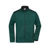 James and Nicholson Mens Strong Knitted Work Fleece Jacket